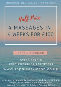 Half price offer flier