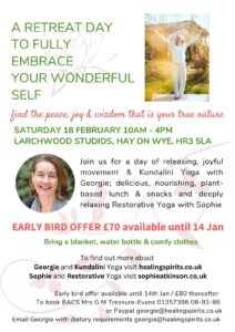Yoga Retreat Flier - February 18th 2023